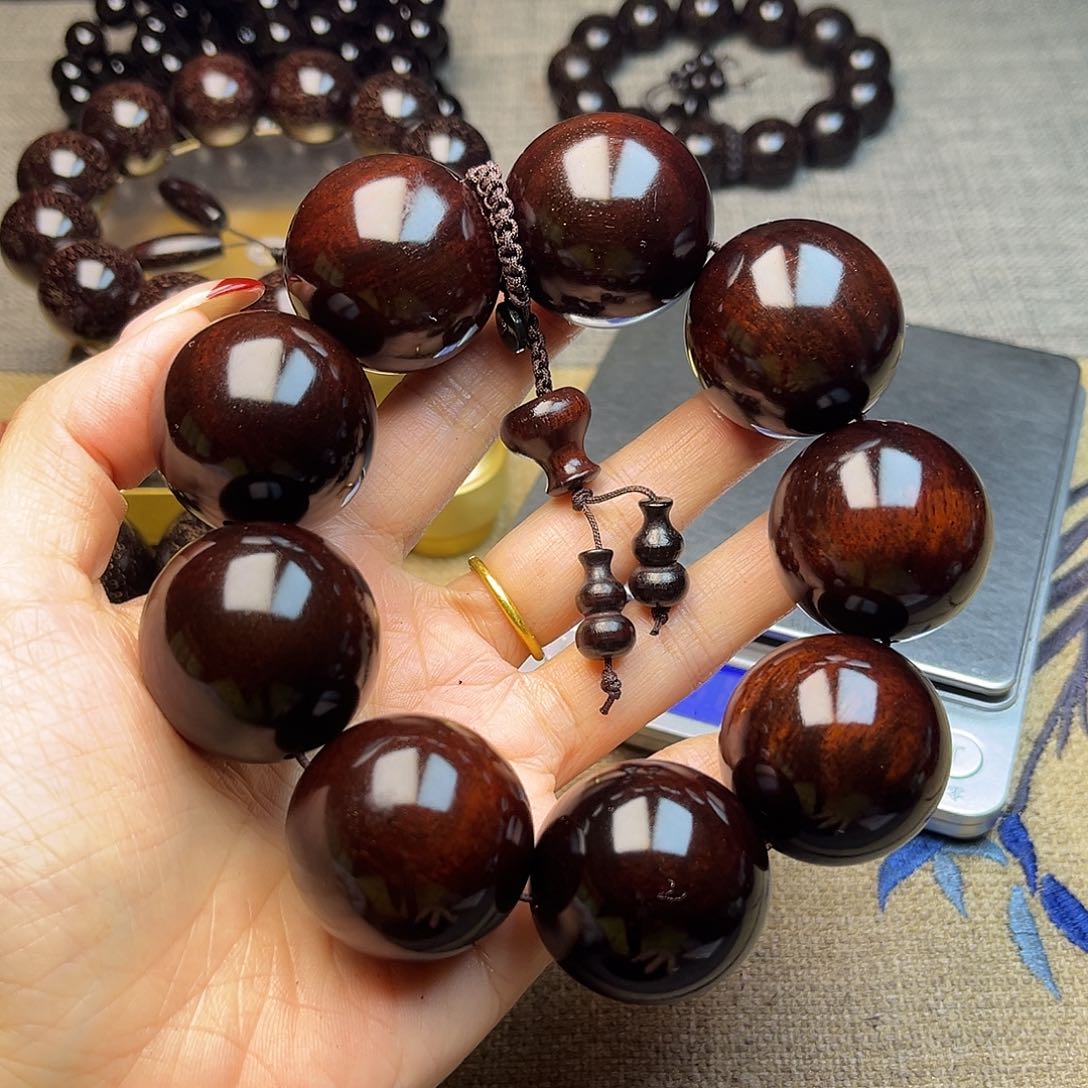 檀香紫檀（小叶紫檀）3.0 9颗