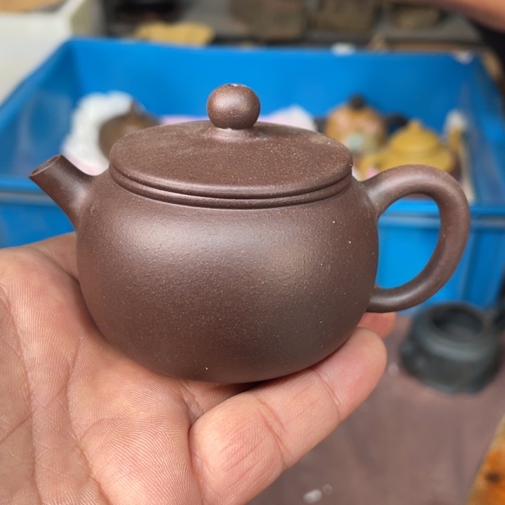 平***常紫砂茶壶宜兴原矿紫砂壶
