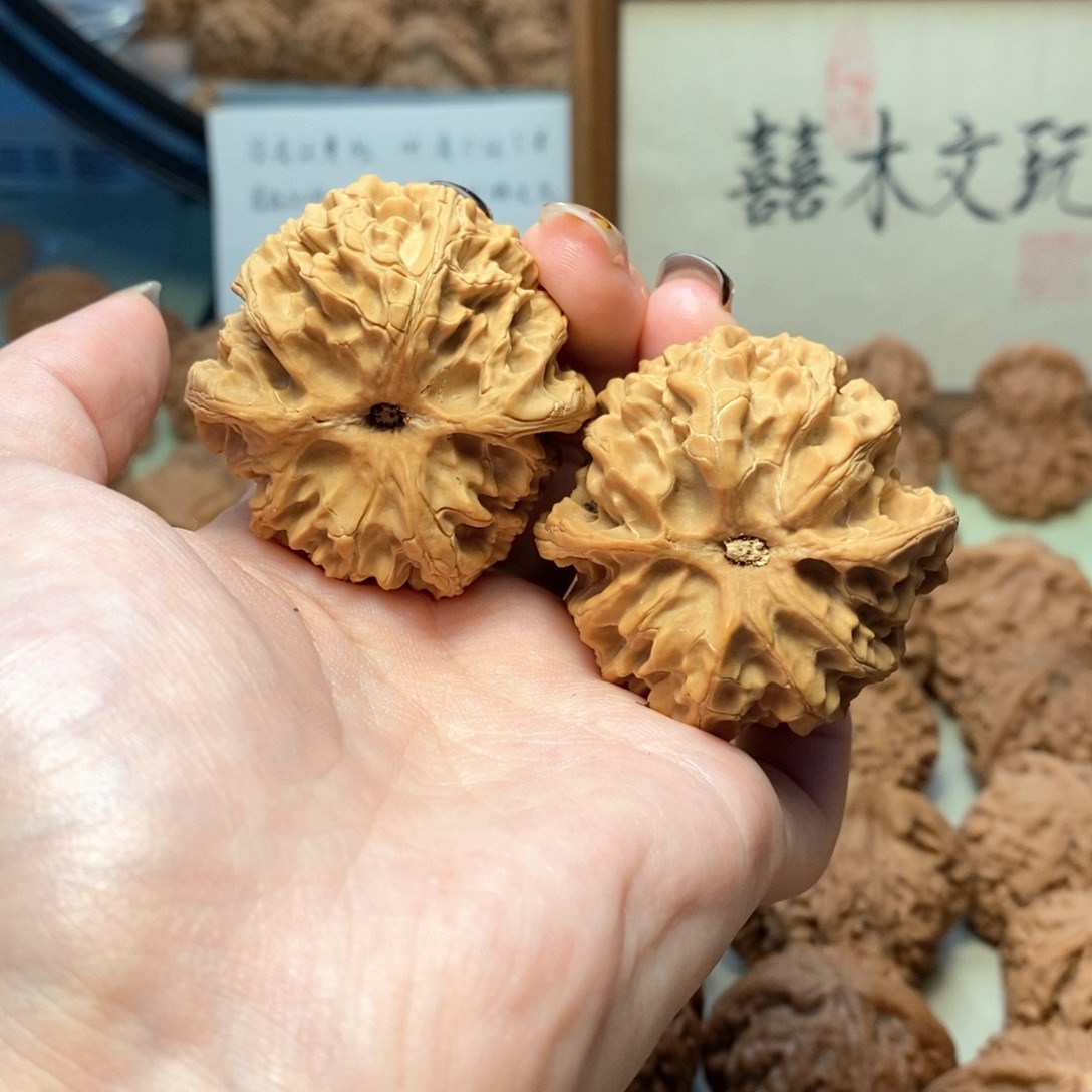 把件文玩核桃苹果园44