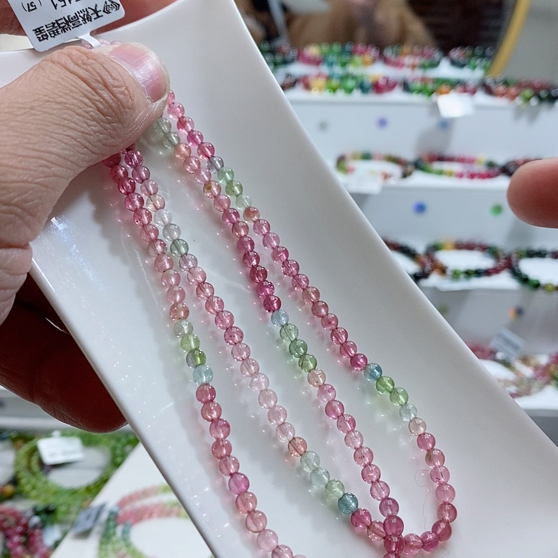 碧玺手链未镶嵌手链