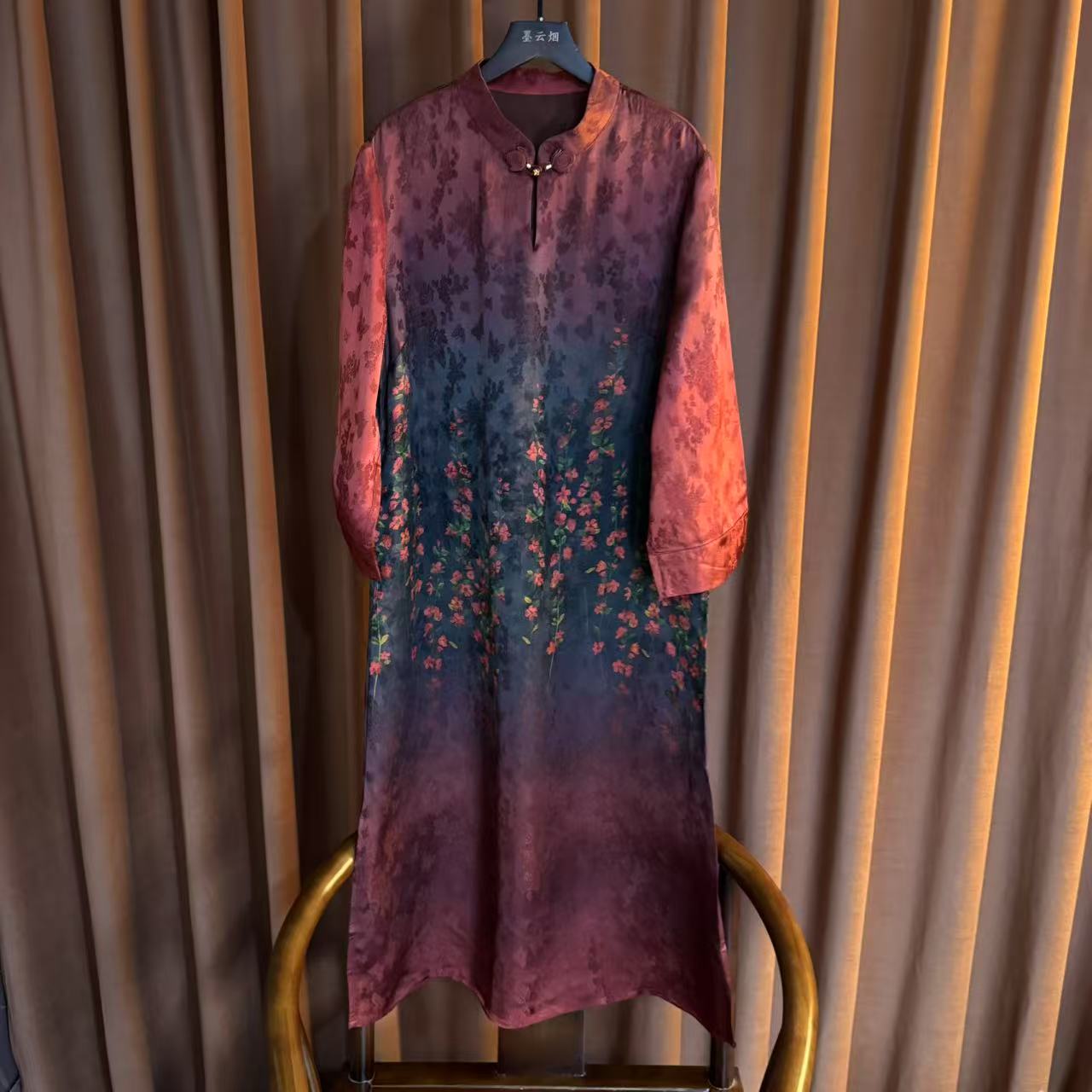 【忘玫】新中式时尚气质国风复古连衣裙女装2025夏季新款长裙