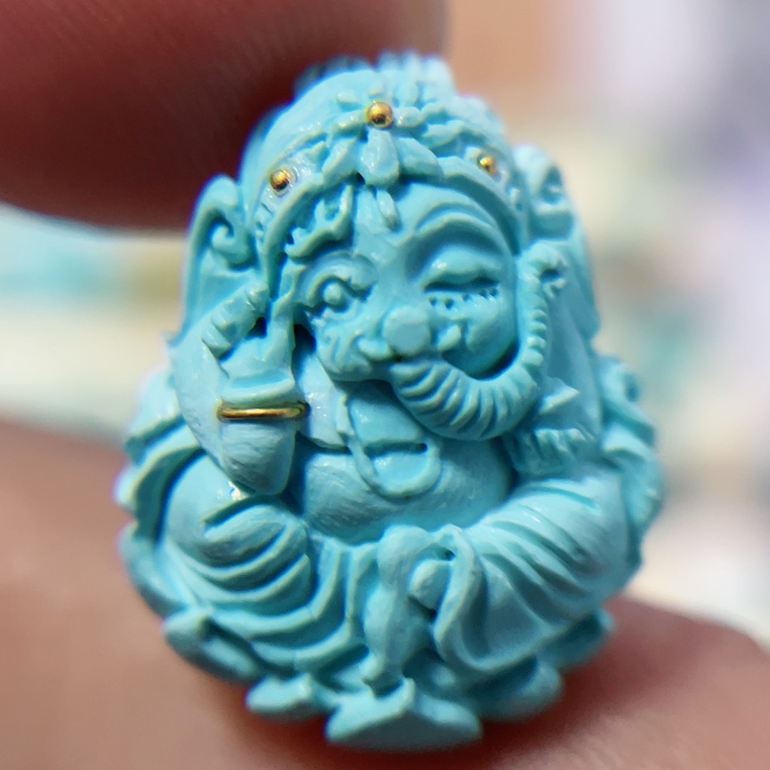 绿松石珠宝奇石未镶嵌