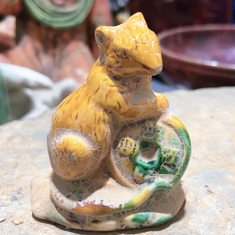 瓦当摆件摆件茶桌茶台陶瓷