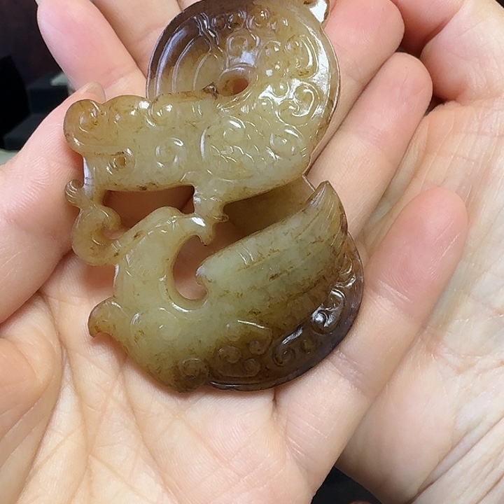 和田玉挂件未镶嵌高*