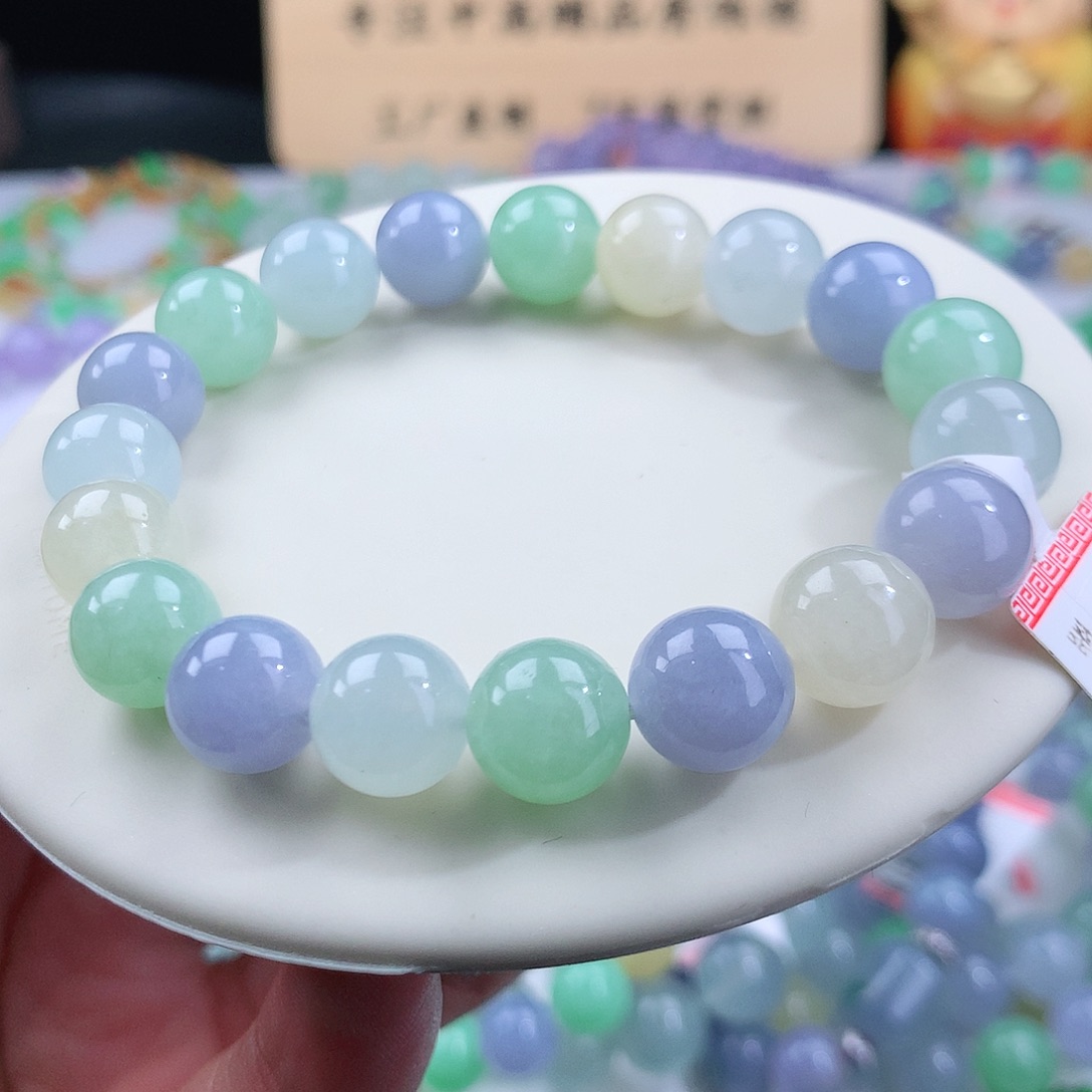 翡翠手链未镶嵌卡10