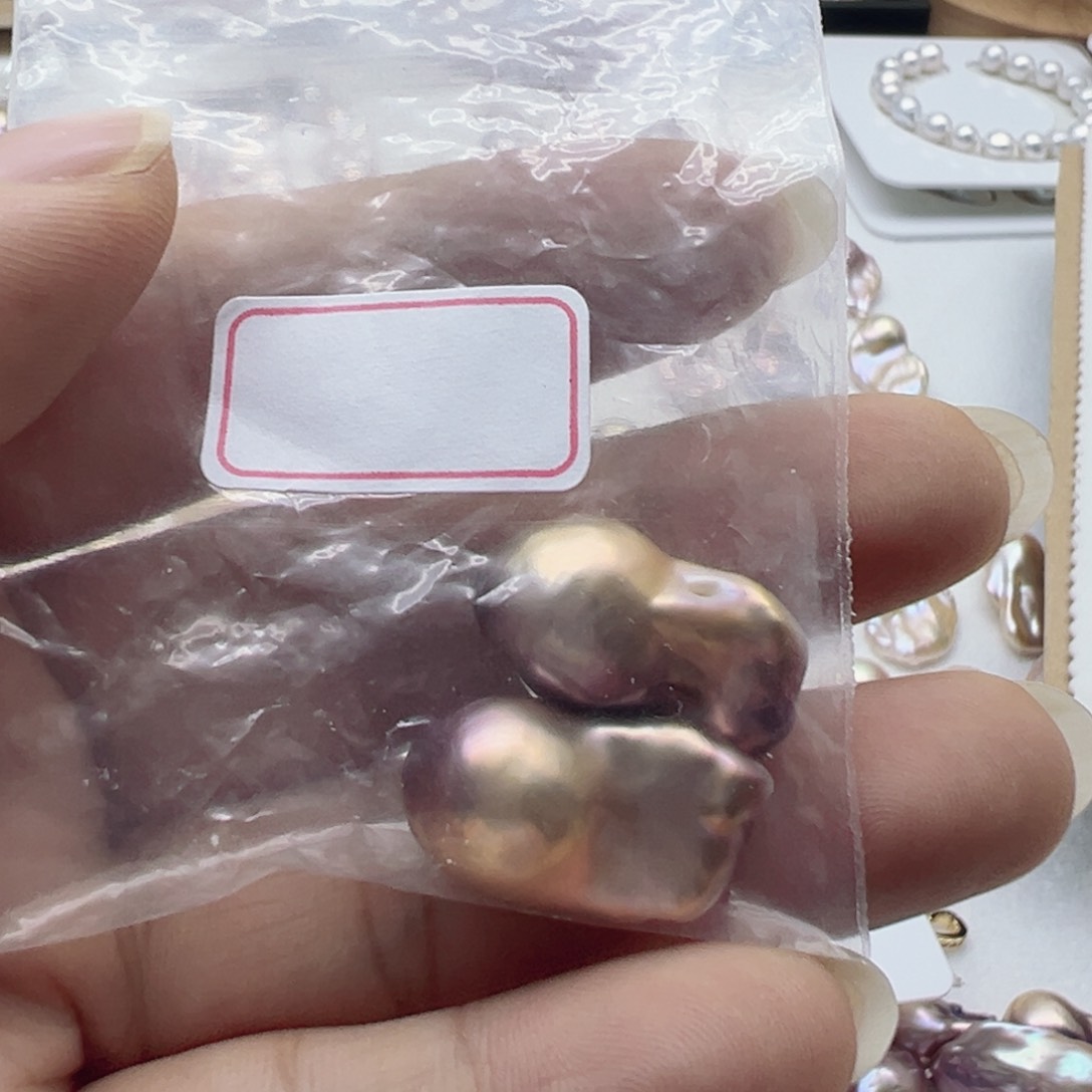 银S925镶嵌淡水珍珠天然淡水珍珠华*瓷