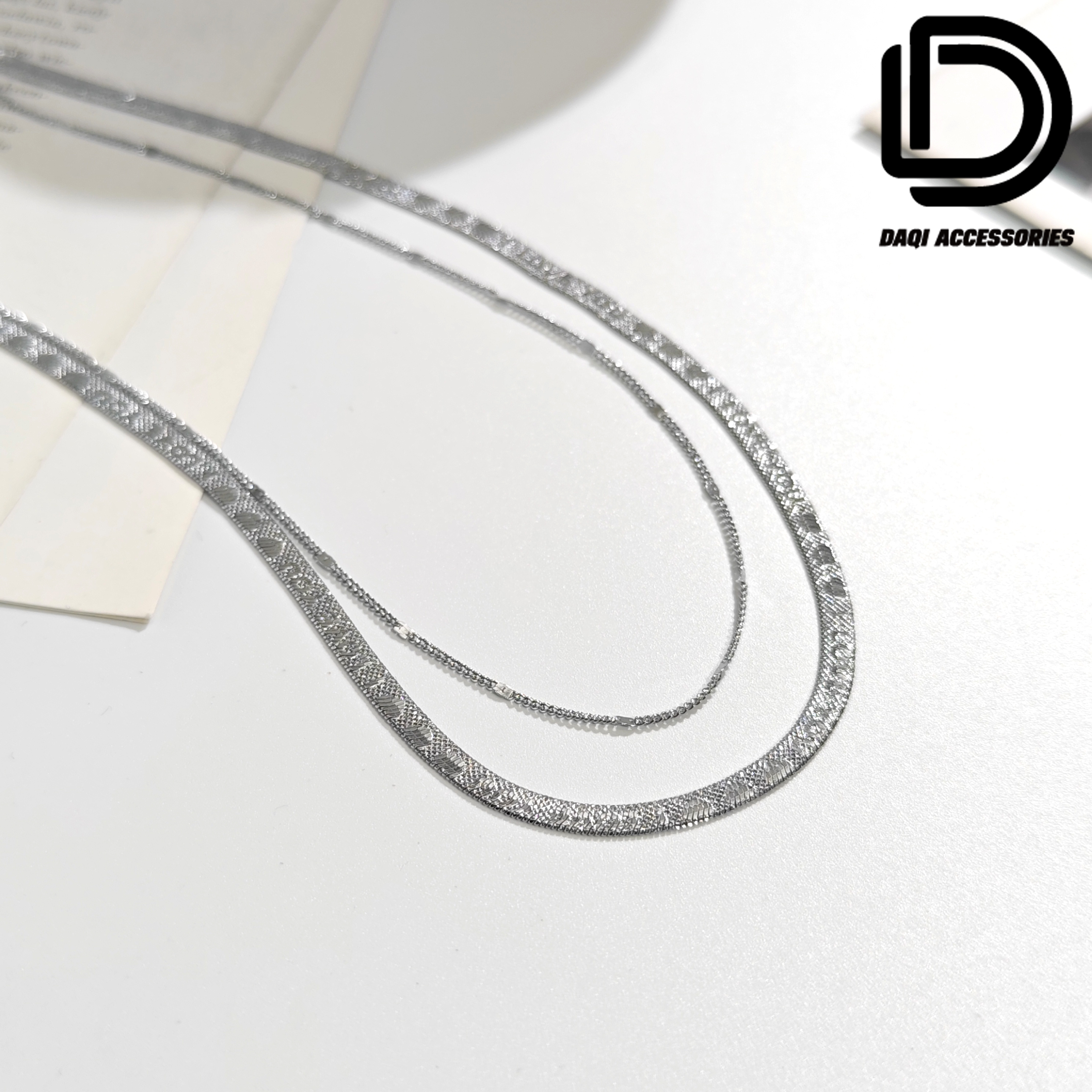 铜合金项链 1796大淇原创潮流设计个性百搭韩版项链套链