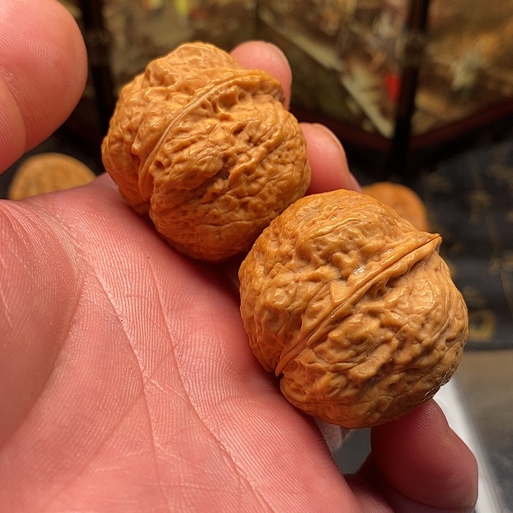 文玩核桃吊坠麟甲金蝉38