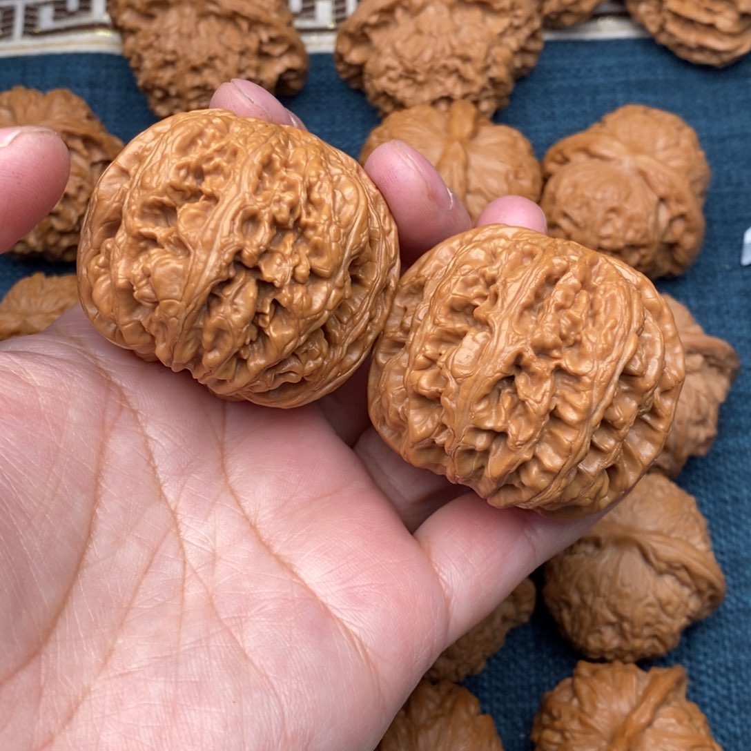 文玩核桃把件47精品球筋