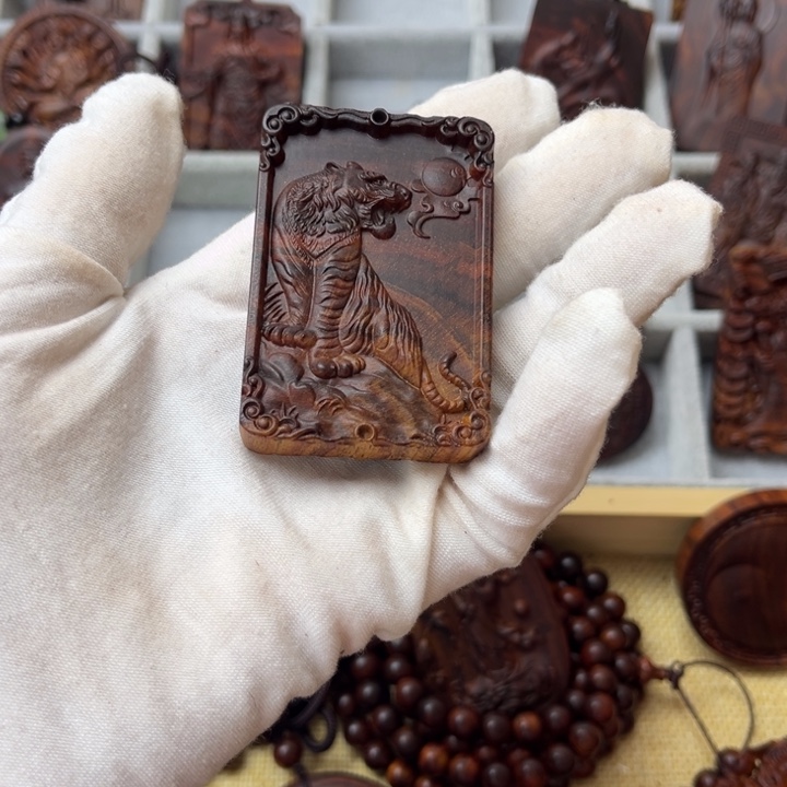 图***黄花梨/降香黄檀手串/手链虎加出入平安