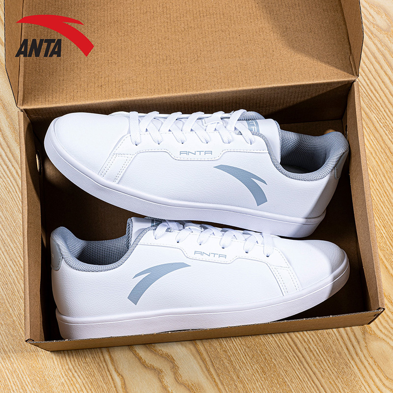 安踏官方旗舰男鞋板鞋软底2025新款男款白鞋休闲鞋子休闲运动鞋子商品图