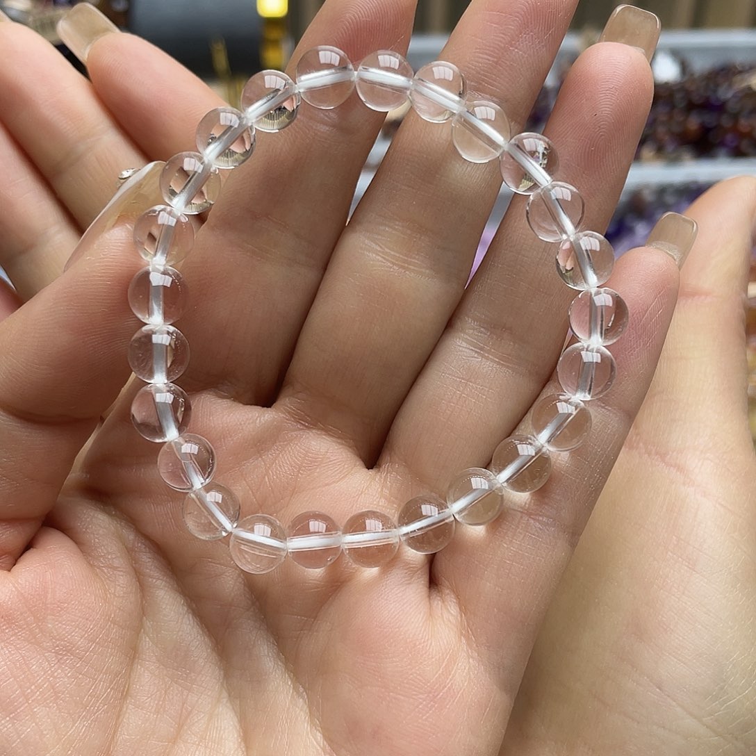 水晶手链未镶嵌白水晶
