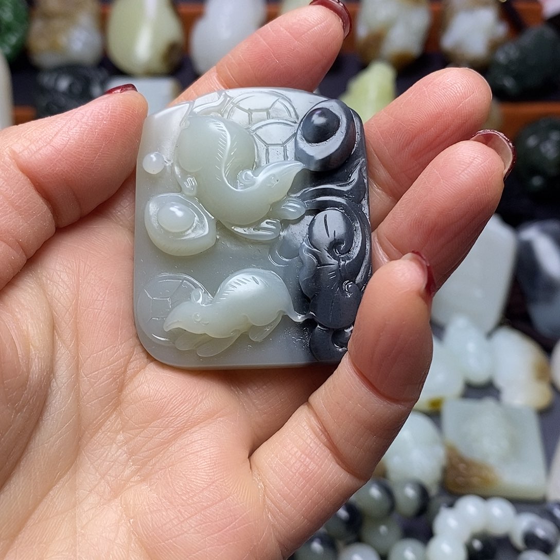 吊坠(不含链)未镶嵌和田玉