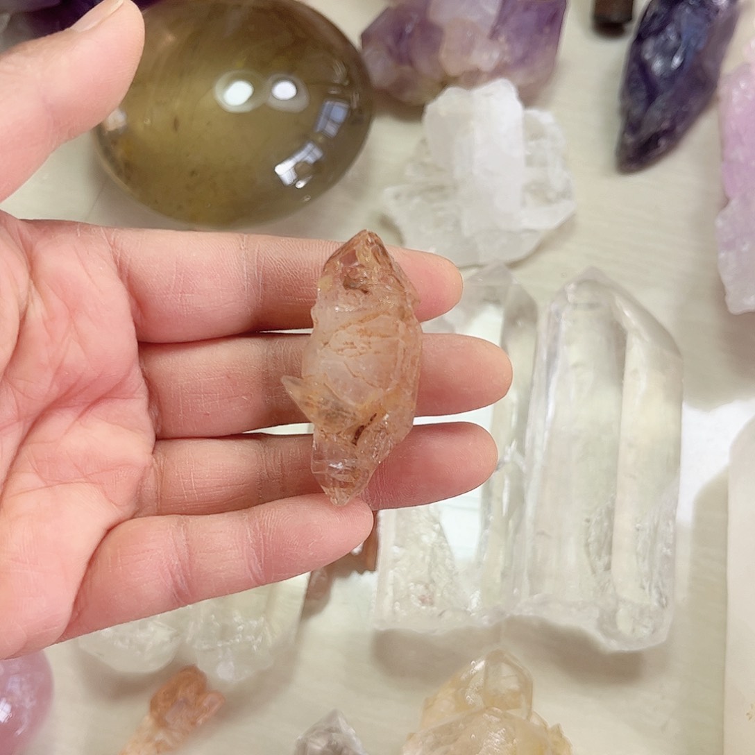 水晶天然水晶原石未镶嵌枀**木