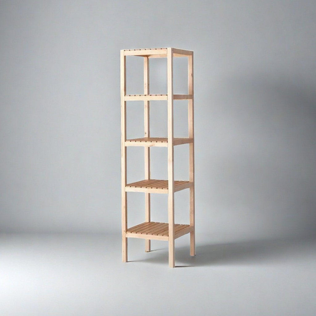 多功能高架置物架书架花架展示架实木简约落地简易北欧储物架