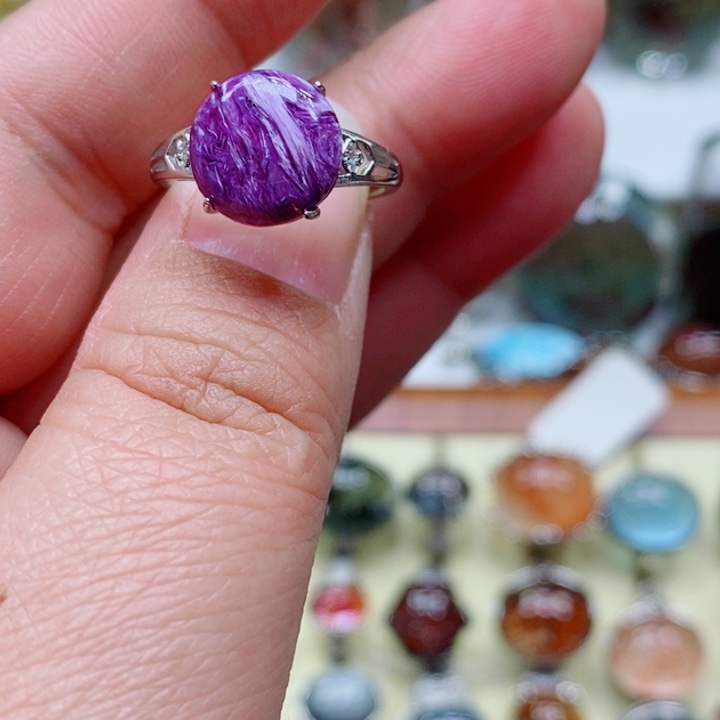 水晶戒指未镶嵌水晶