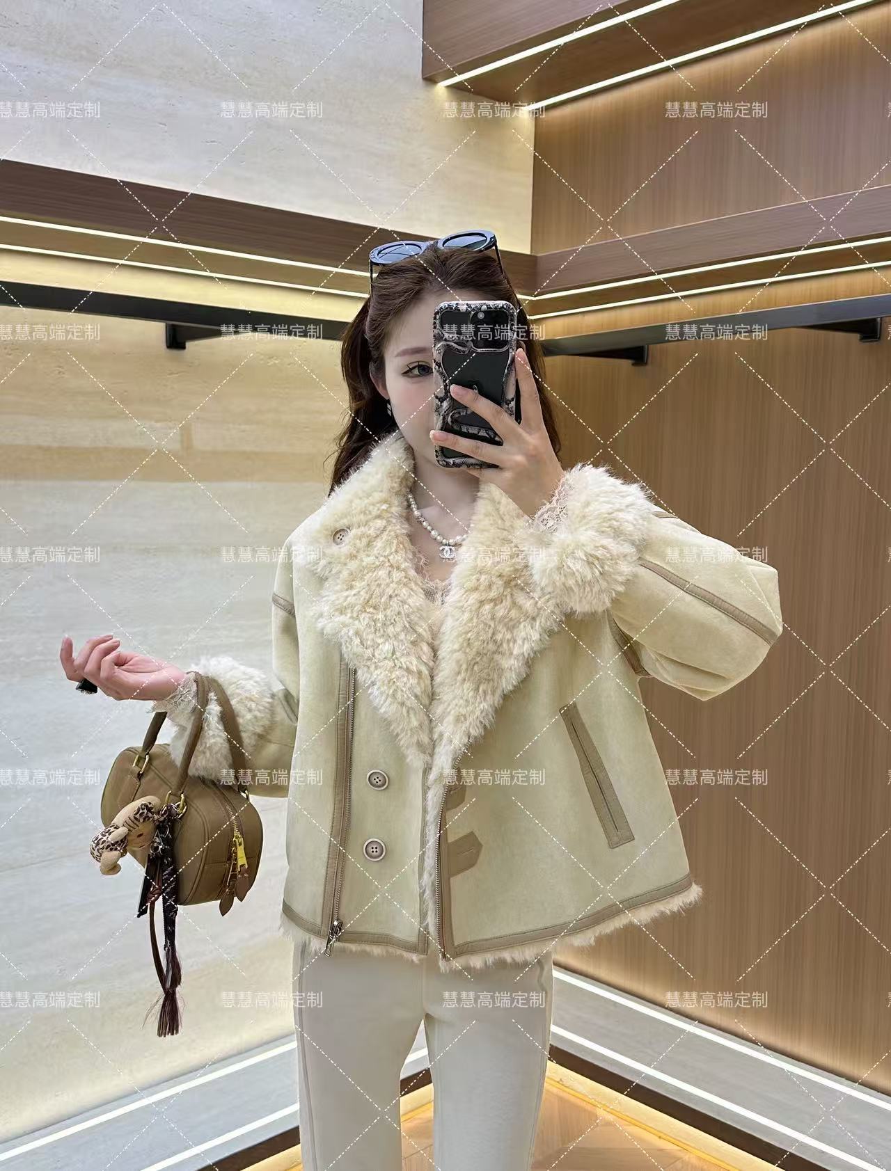 【慧慧】 2025新款时尚百搭原创设计师新款 轻奢外套 25926