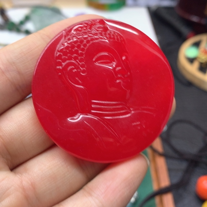 颈饰未镶嵌翡翠吊坠