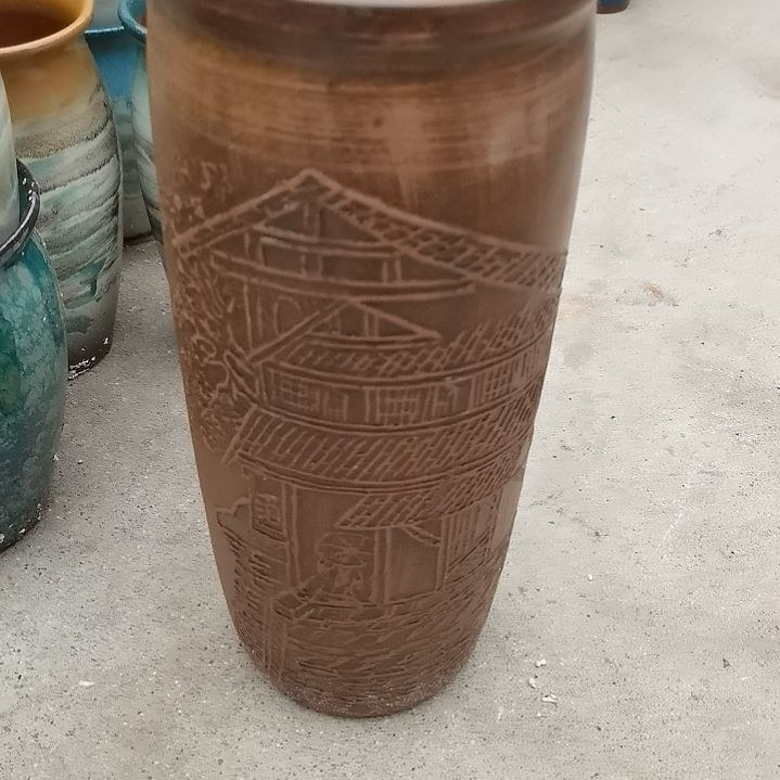 红陶口16高40瑕疵