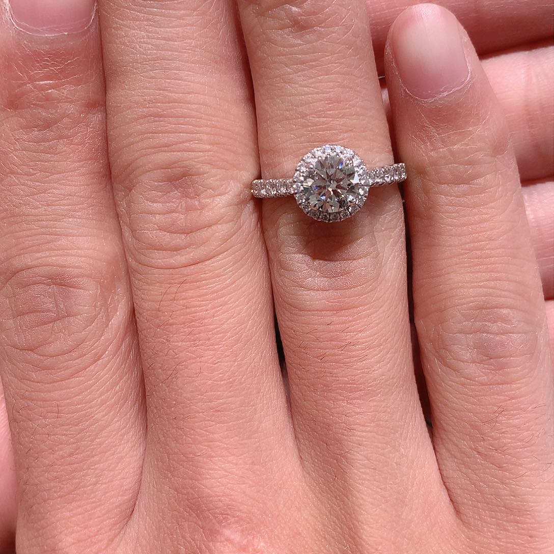 实验室培育钻石18K金镶嵌Z**、11