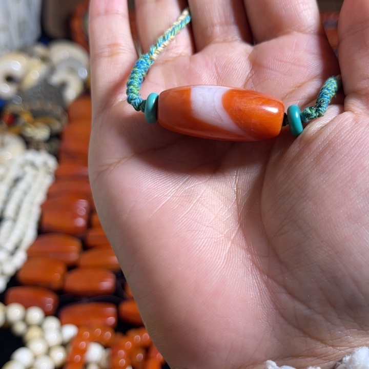 特色甘南红珠子2.1对孔3.3