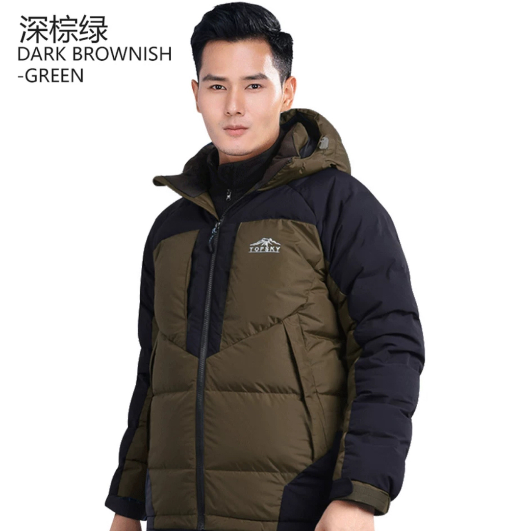 男士户外短款加厚拒水保暖登山滑雪适用外套