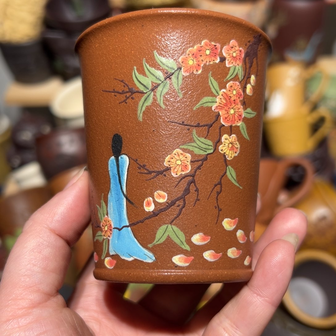 紫砂茶杯宜兴紫砂主人杯