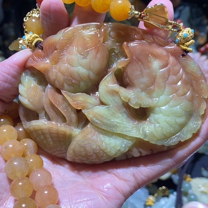 岫玉吊坠(赠链)未镶嵌