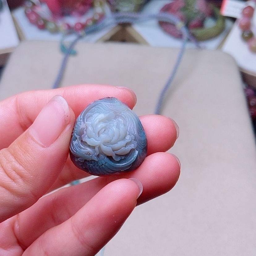 【闪购商品】未镶嵌玛瑙/玉髓珠宝半成品爱**酱盐源玛瑙定制