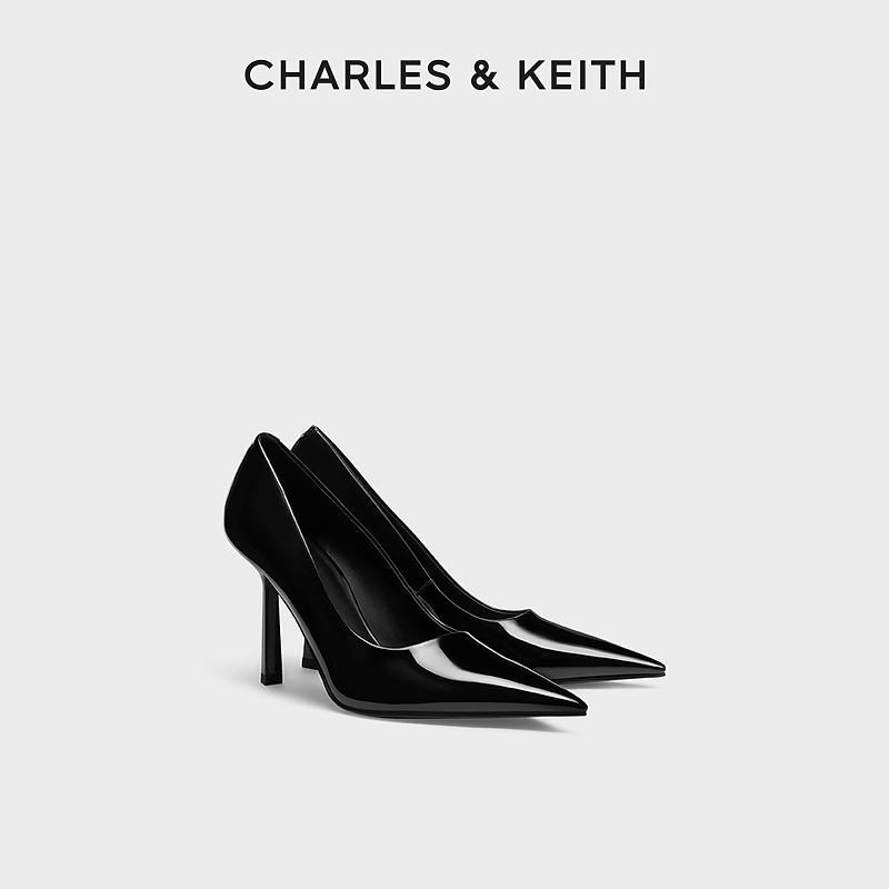 CHARLES & KEITH【琥珀流光】通勤豹纹高跟鞋百搭女鞋CK1-60280379 