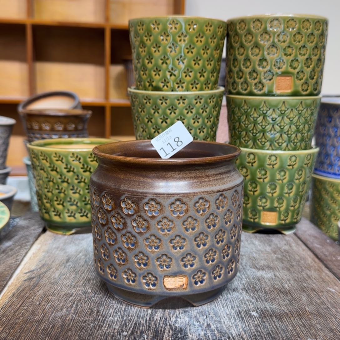 手工花盆 118 内口口径 9 cm  