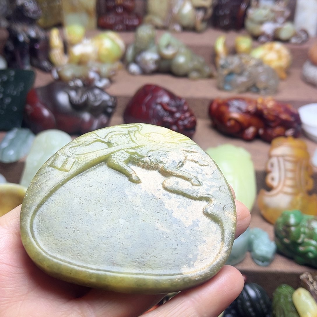 白玉菩提吊坠69。。