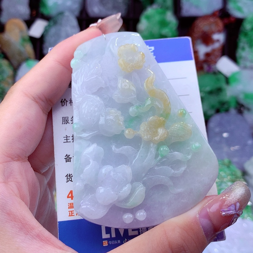 【闪购商品】翡翠颈饰未镶嵌挂件