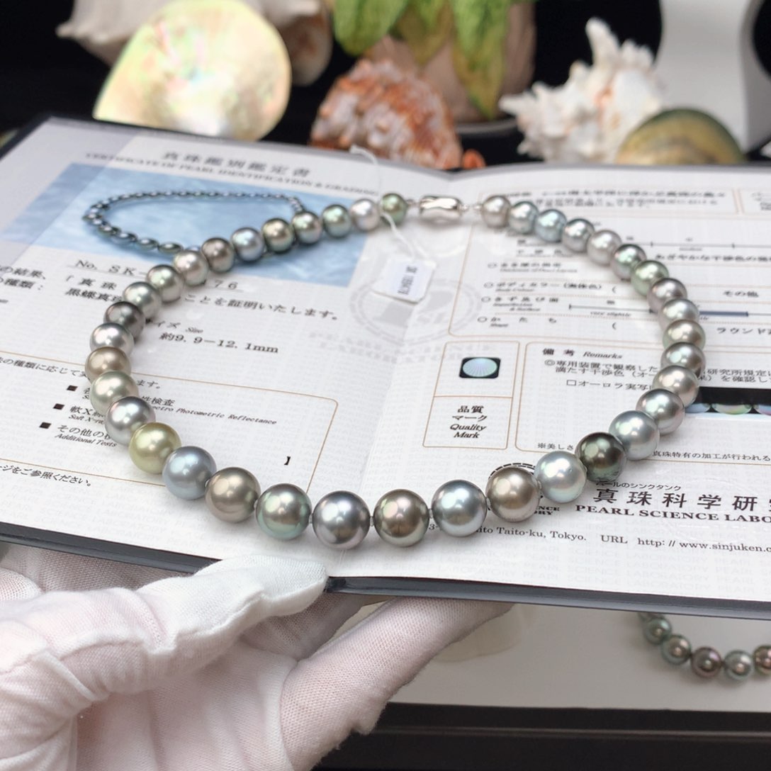 海水珍珠颈饰银S925镶嵌