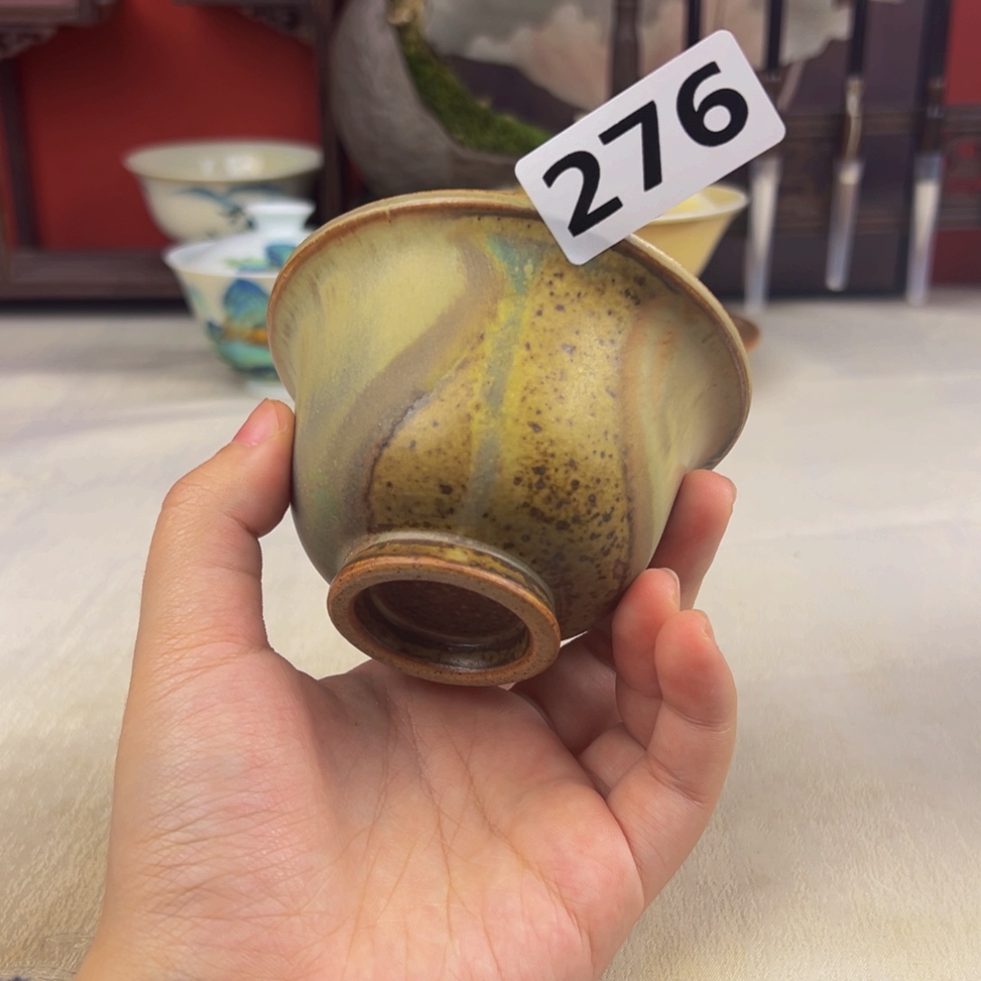 杯子纯手工柴烧主人杯