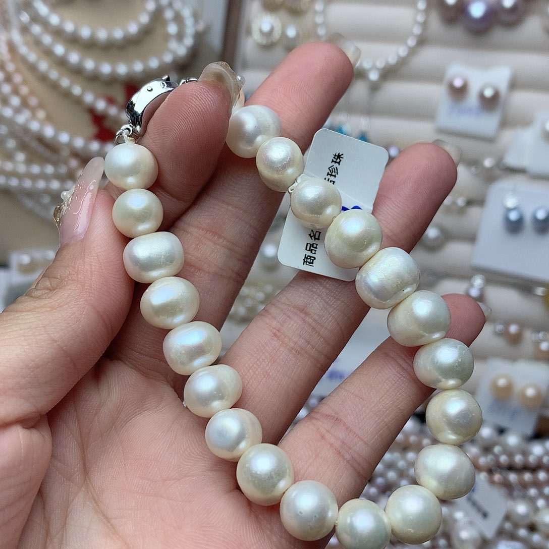 淡水珍珠9-10未镶嵌n26项链