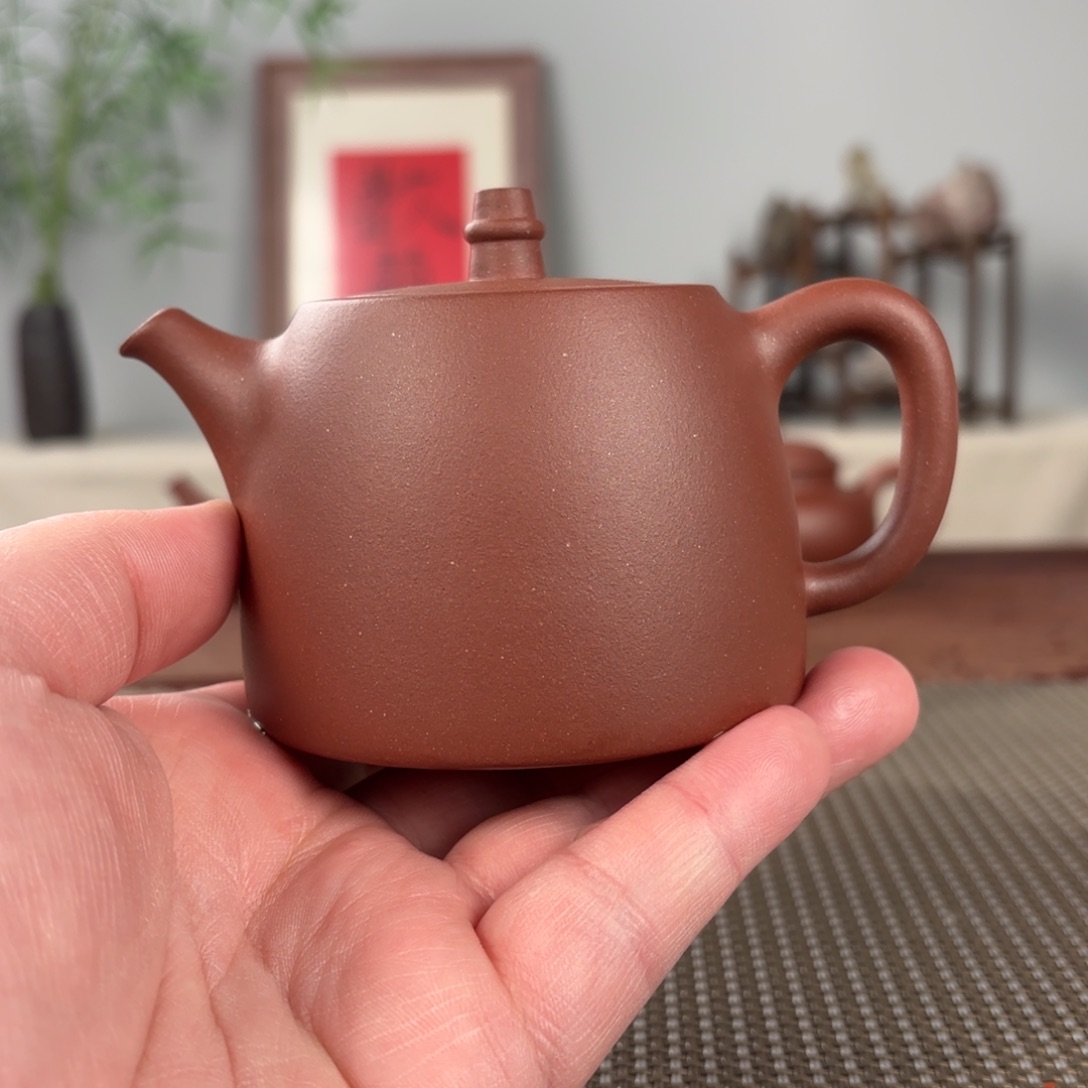 紫砂茶壶黄龙山原矿紫砂壶210