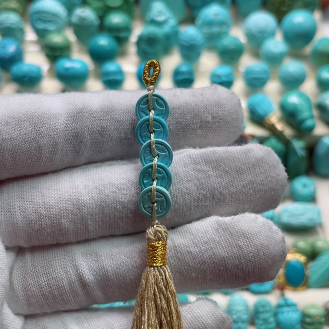 绿松石珠宝奇石未镶嵌