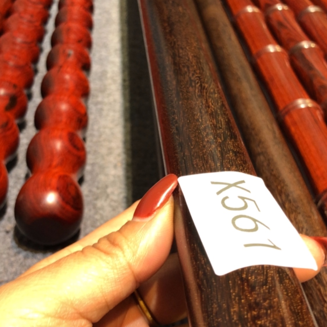 【闪购商品】木杨***士金星紫檀木棍差价561