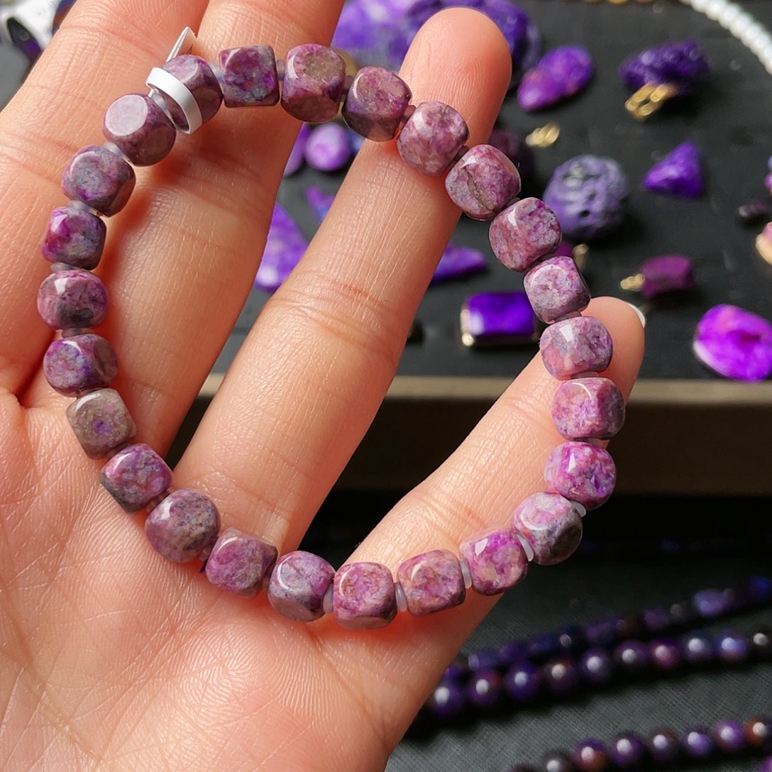 苏纪石（舒俱来）手链未镶嵌小*～