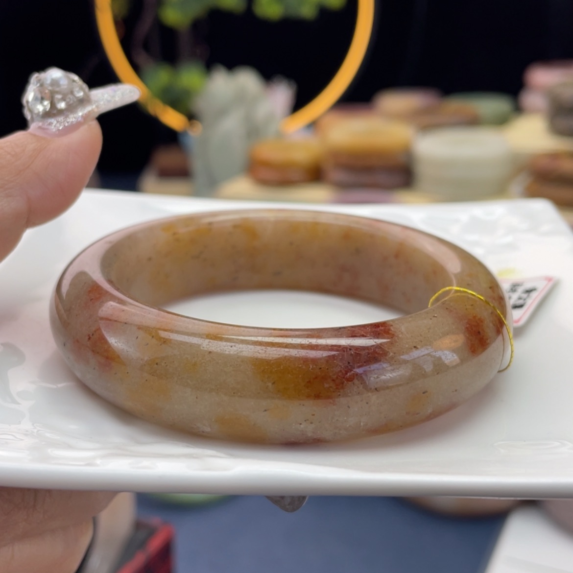 【闪购商品】石英质玉手镯未镶嵌南*