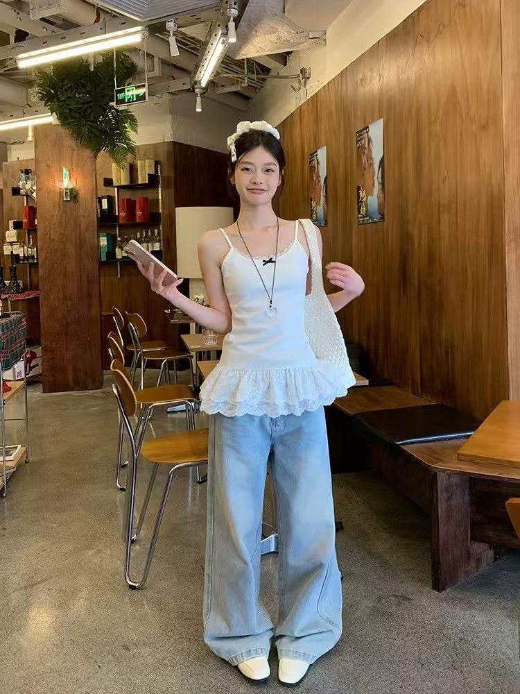 佑佑家大码吊带时尚背心