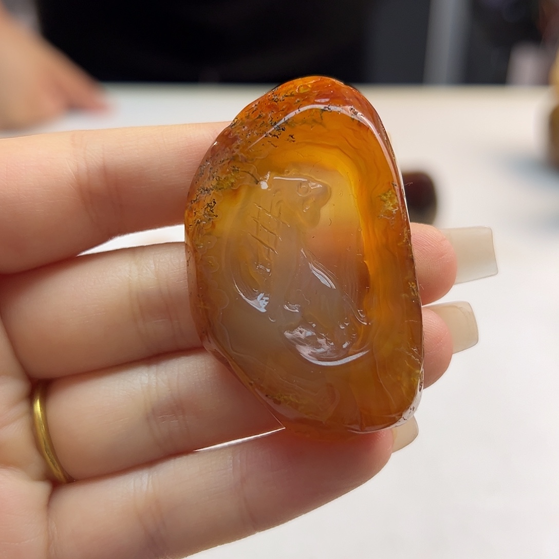 玛瑙/玉髓未镶嵌吊坠(不含链)