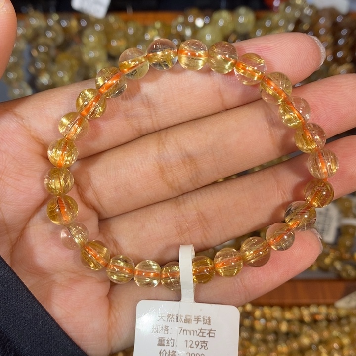 未镶嵌手链水晶7m