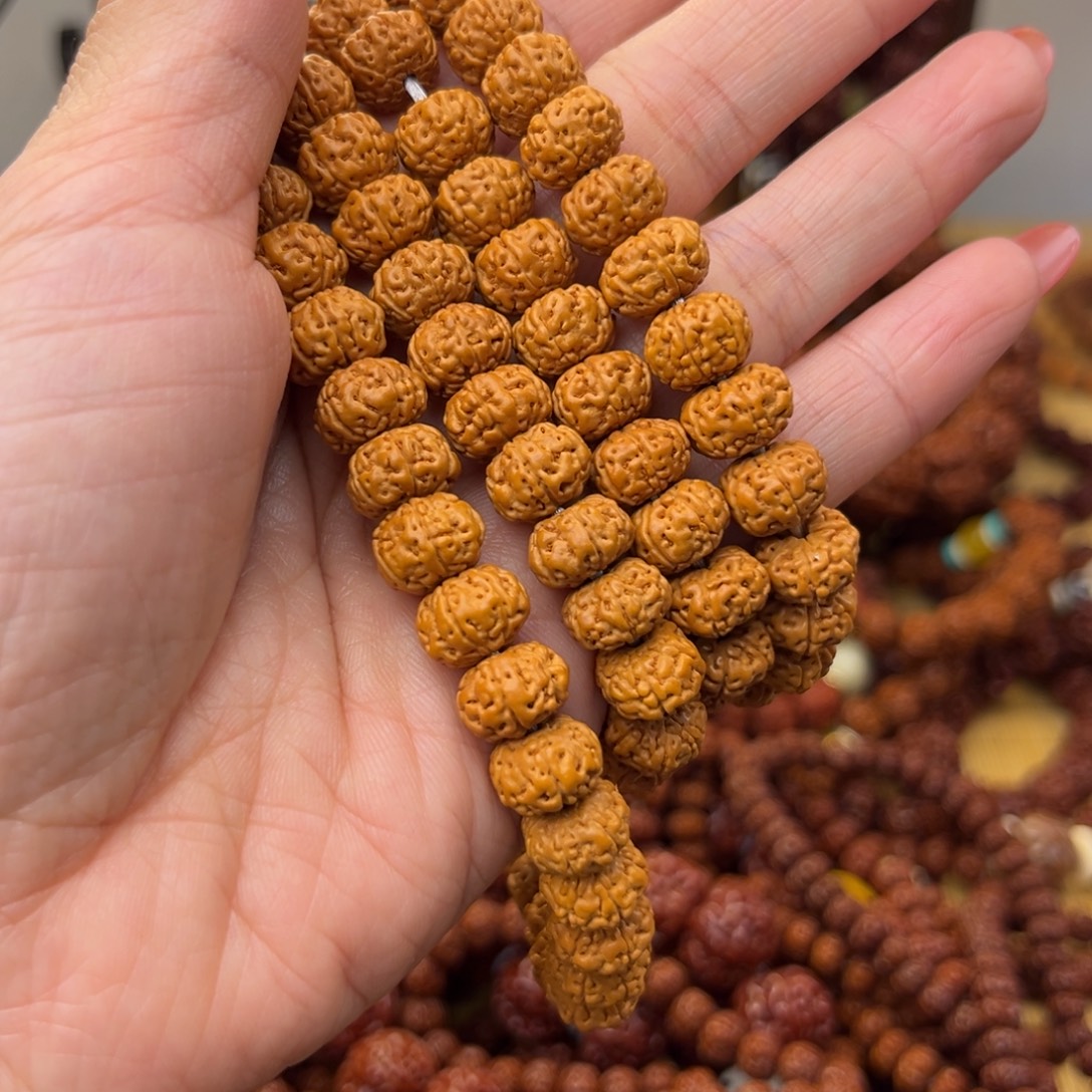 最***狼六瓣原皮108颗手串老树王