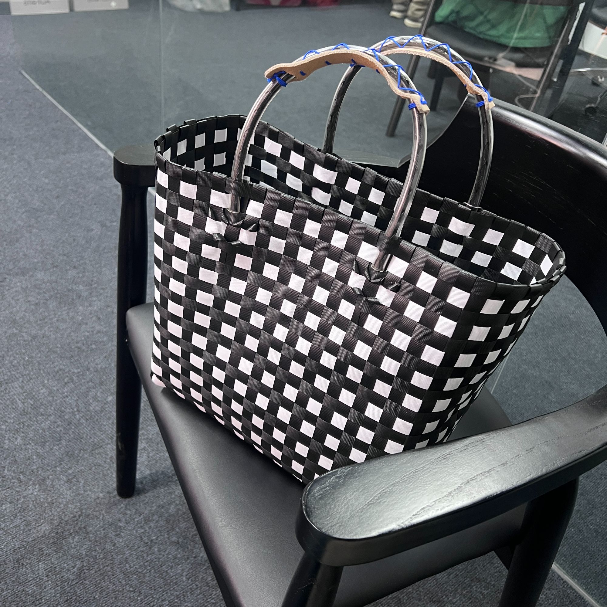 泰国曼谷同款小象手工菜篮子包2025年新款网红春游必备手提包包