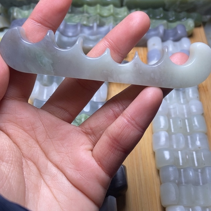 和田玉珠宝半成品未镶嵌鑫*