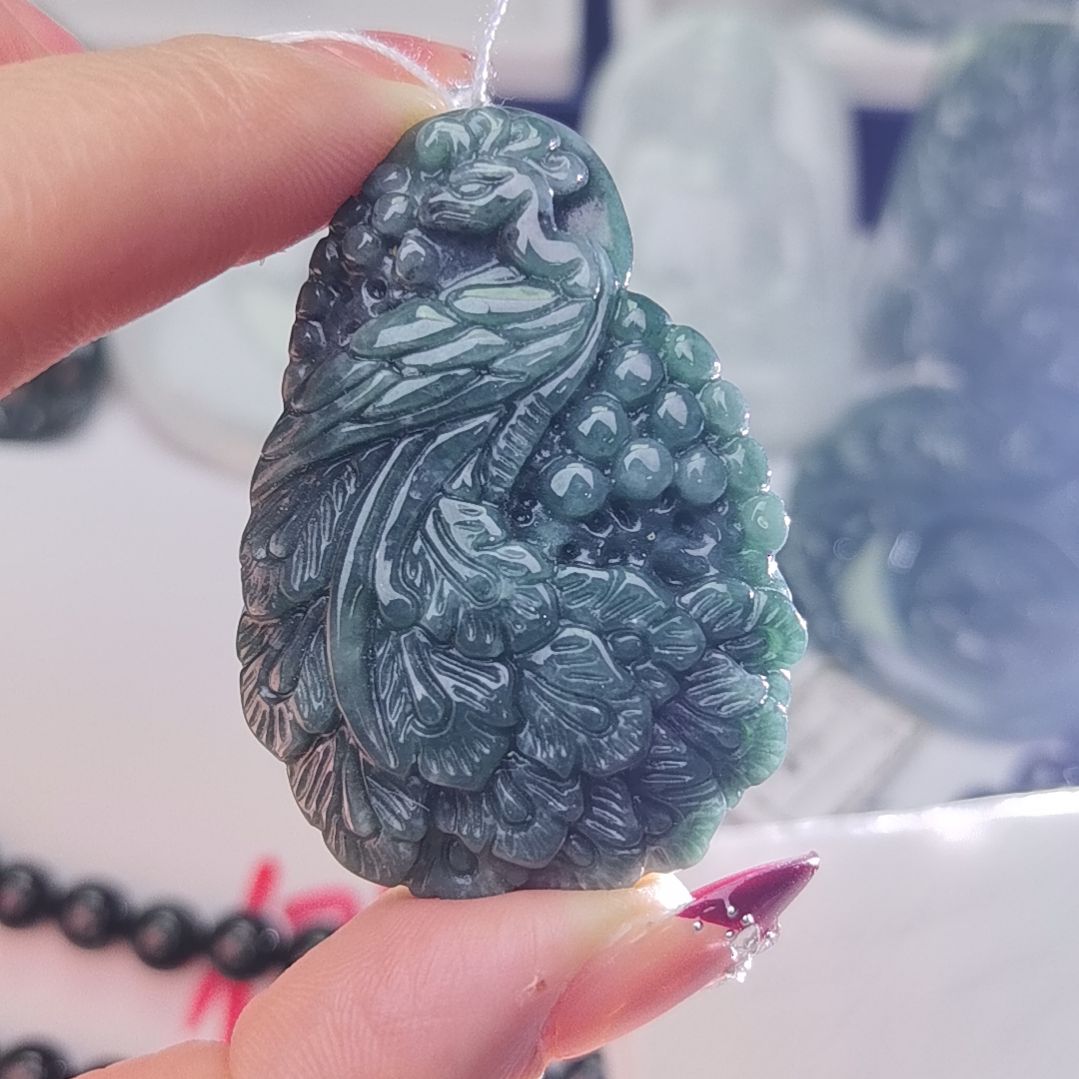 翡翠吊坠(不含链)未镶嵌天然的A货翡翠多样性发货