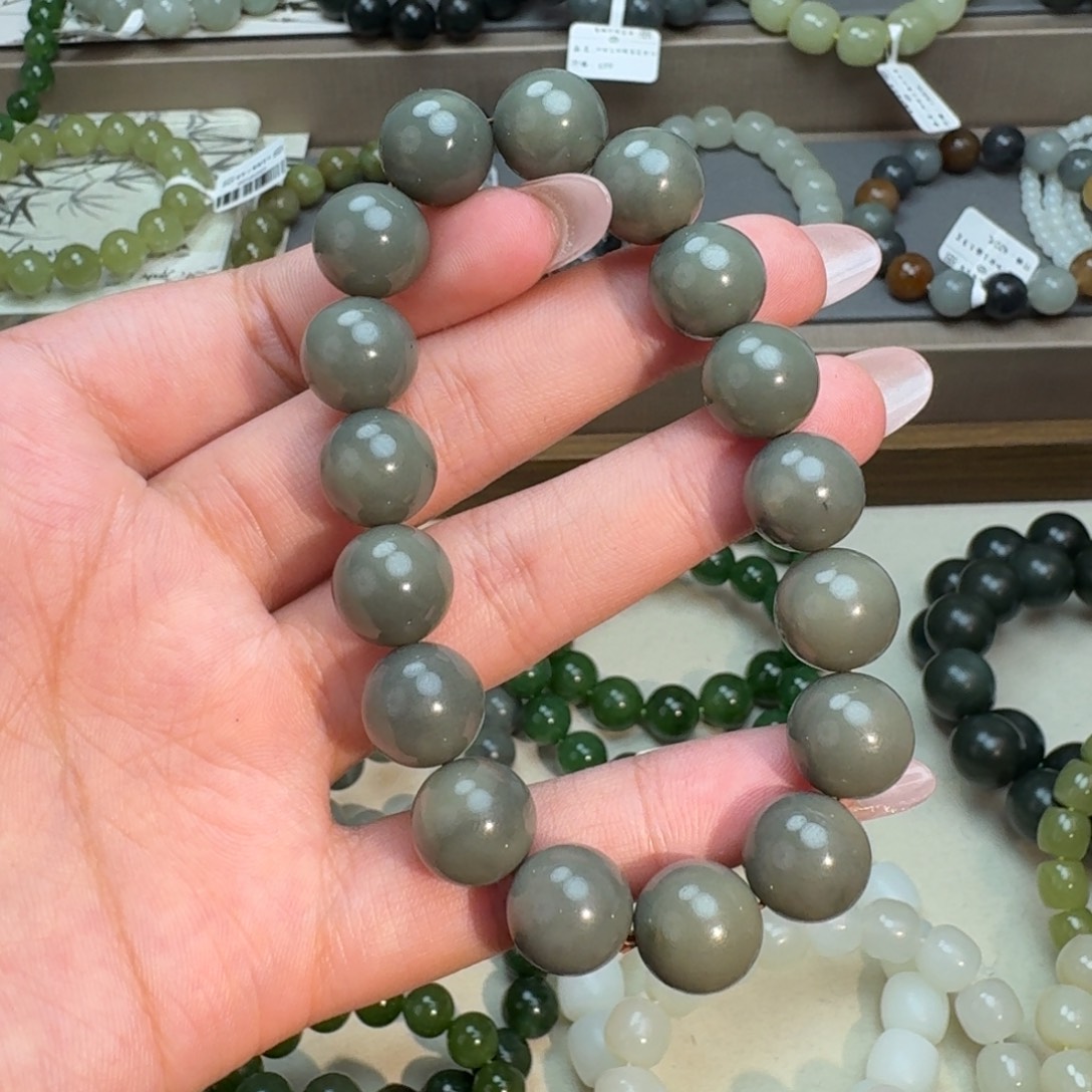 和田玉未镶嵌手链