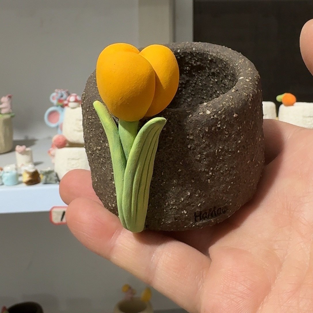 厂家直销手工花盆摆件